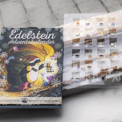 adventni koledar, adventni koledar s kristali, kristali za darila, darilo kristal, žepni kristal