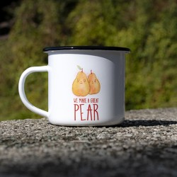 enamelled cup, enamelled mug, coffee cup, tea cup, coffee mug, tea mug