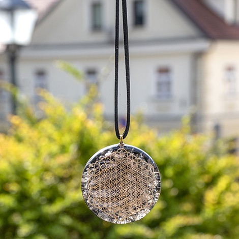 citrine, black tourmaline, orgonite, orgonite necklace, energy necklace, protection, strength, optimism