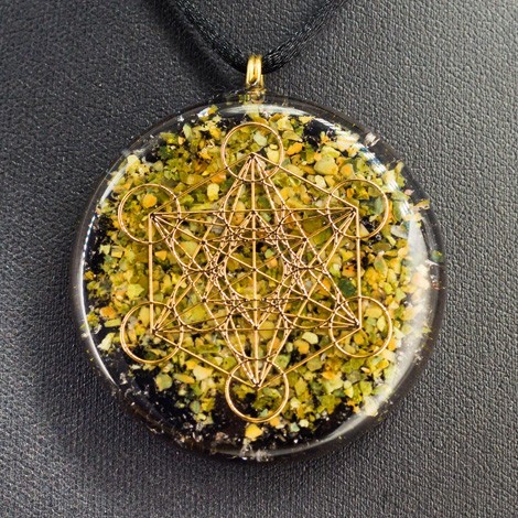 rhyolite, black tourmaline, orgonite,orgonite necklace, orgonite jewellery, energy crystal, strength, motivation