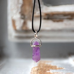 ametist ogrlica špica, ametist kristal sprostitve, ametist kristal, trgovina s kristali