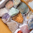 SET OF RAW NATURAL CRYSTALS