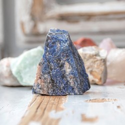 komplet set surovih kristalov, božično novoletno darilo, darilo za ljubitelja kristalov sodalit surovi