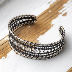 lace, lace bracelet, bobbin lace, lace jewelry, Slovenian lace
