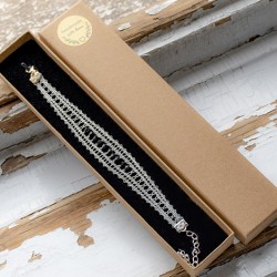 čipka, klekljan nakit, čipka zapestnica, slovenska čipka, čipka nakit