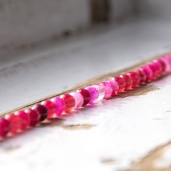 ahat, roza ahat, roza ahat perle, perle iz kristalov, kristali za ustvarjanje  izdelava nakita, kristal za odnose