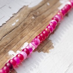 ahat, roza ahat, roza ahat perle, perle iz kristalov, kristali za ustvarjanje  izdelava nakita, kristal za odnose