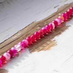 ahat, roza ahat, roza ahat perle, perle iz kristalo, kristalne perle, kristali za ustvarjanje, kristal za odnose