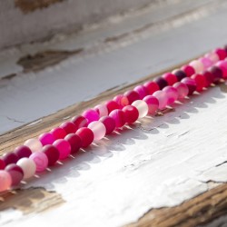 ahat, roza ahat, roza ahat perle, perle iz kristalo, kristalne perle, kristali za ustvarjanje, kristal za odnose