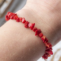 red coral, red coral bracelet, coral, red coral crystal, love crystal, imagination crystal, red crystal