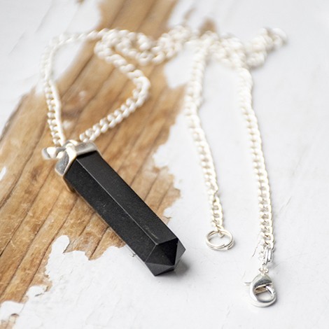 BLACK AGATE necklace