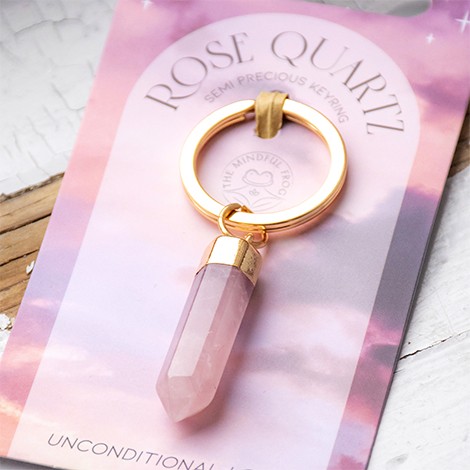 roževec obesek za ključe kristal za ljubezen kristal za samozavest roževec kamen roževec ugodna cena