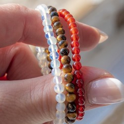 oniks otroška zapestnica oniks kamen kristal za zaščito stabilnost kristal za premagovanje tesnobe