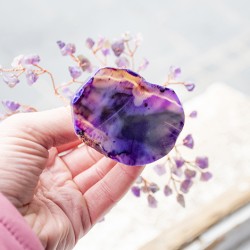 AMETHYST tree with copper