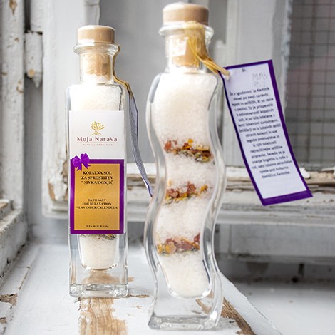 bathing salt, bathing salt for a bath, relaxing salting bath, lavender, calendula, sea salt