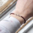granat zapestnica infinity kristal za strast zaščito varnost granat kamen