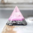 rose quartz, orgonite, orgonite pyramid, rose quart orgonite