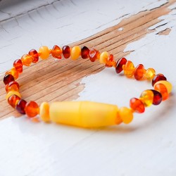 otroška zapestnica jantar, rast zob, blažitev bolečin pri rasti zob