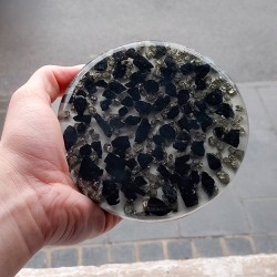 orgonite, orgonite plate, shungite, pyrite, orgonites for protection, cleansing energy