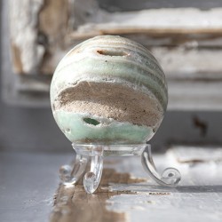 CARIBBEAN BLUE CALCITE Sphere