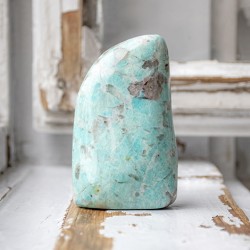 amazonit večji kristal, poliran amazonit, težave s ščitnico trgovina s kristal