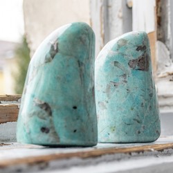 AMAZONITE cut crystal larger