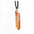 Tangerine quartz kvarc ogrlica špica