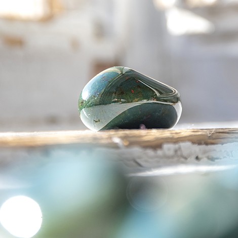 GREEN JASPER pocket crystal