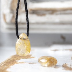 rutil kremen, rutil kremen kristal, rutil kremen nakit, rutil kremen ogrlica, nakit s kristali