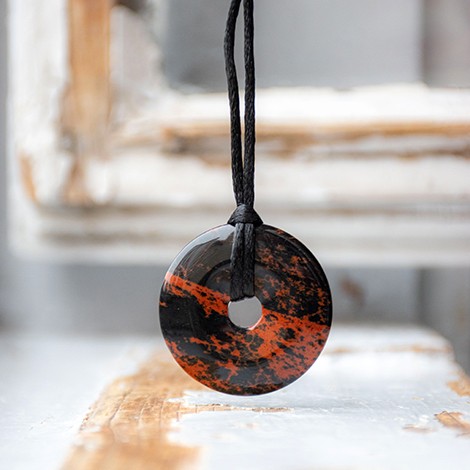 mahagoni obsidian, mahagoni obsidian kristal, mahagoni obsidian ogrlica, nakit s kristali, ogrlica s kristali