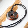 mahogany obsidian, mahogany obsidian necklace, crystal necklace, crystal jewelry, protection stone