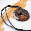 mahogany obsidian, mahogany obsidian necklace, crystal necklace, crystal jewelry, protection stone