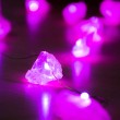 rose quartz, rose quartz crystal, crystal lights, rose quartz lights, fairy lights, love crystal