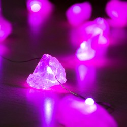 rose quartz, rose quartz crystal, crystal lights, rose quartz lights, fairy lights, love crystal