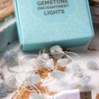 celestine, celestine crystal, crystal lights, celestine lights, fairy lights