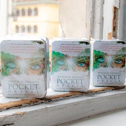 oracle cards, Mystical shaman oracle cards, pocket size oracle cards, card reading