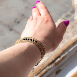 čipka, klekljan nakit, čipka zapestnica, slovenska čipka, čipka nakit