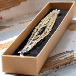 čipka, klekljan nakit, čipka zapestnica, slovenska čipka, čipka nakit