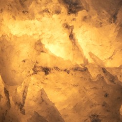 kamena strela svetilka, luč iz kamene strele, kamena strela kristal, svetilka iz kristala