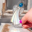 stained glass, stained glass angel, stained glass art, glass angel