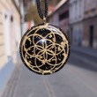black tourmaline, gold, orgonite, orgonite necklace, orgonite jewellery