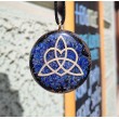 lapis lazuli, črni turmalin, orgonit, orgonit ogrlica, orgonit nakit, energijski nakit, sevanje