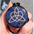 lapis lazuli, črni turmalin, orgonit, orgonit ogrlica, orgonit nakit, energijski nakit, sevanje