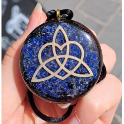 lapis lazuli, črni turmalin, orgonit, orgonit ogrlica, orgonit nakit, energijski nakit, sevanje