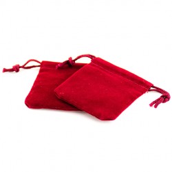 žametni mošnjiček,  shranjevanje nakita in kristalov, darilo