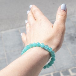 AMAZONITE  bracelet 8 mm