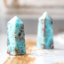 larimar, larimar kristal, larimar B kvaliteta, kristal za mir, kristal za ravnovesje, kristal za komunikacijo