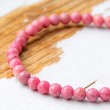 RHODONITE bracelet 4 mm