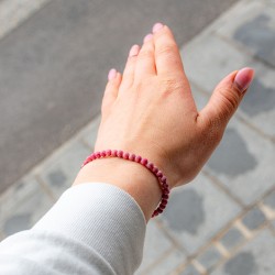 RHODONITE bracelet 4 mm