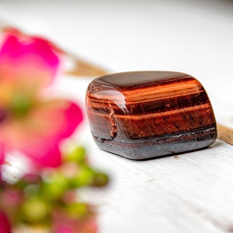 RDEČE TIGROVO OKO žepni kristal L